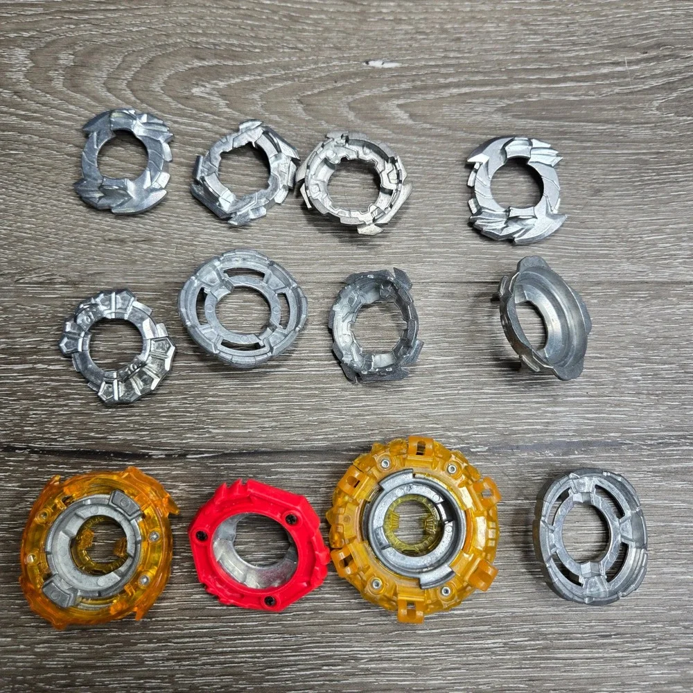 Beyblade Burst Forge Discs Frames Core Armor Lot 12 Assorted Multicolor Parts
